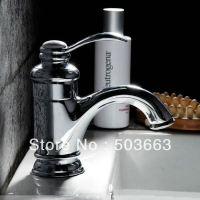 New Surface Mount Basin Faucet Hot&ColdChrome Mixer Tap HK-014 [Bathroom faucet 365|]