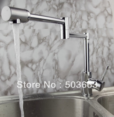 Wholesale One Handle Deck Mounted Kitchen Basin Sink Swivel Faucet Vanity Faucet Mixer Tap Crane Chrome S-189