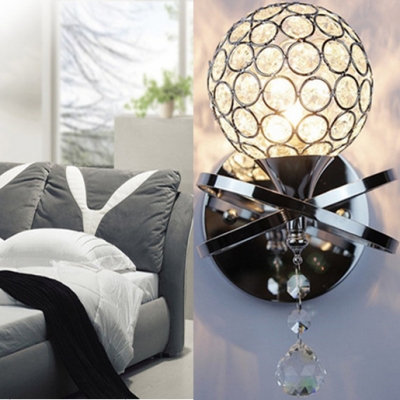 brief k9 modern crystal wall lamp art lamp bed-lighting mirror light wall