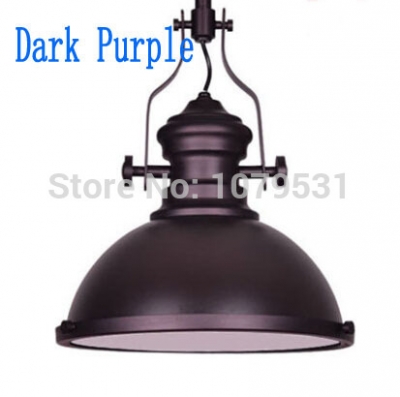 diameter 31cm american loft chain pendant light vintage industrial lighting,fashional pendant lamp for home decor 4 colors [loft-lights-7416]