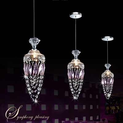 kitchen single pendant light crystal pendant lamp for dining room led bar pendant lights study room hanging lamp crystal pendant [pendant-lights-1997]