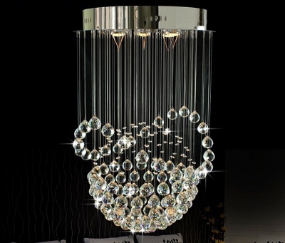 new contemporary round crystal chandeliers living lighting lustre de cristal indoor lights
