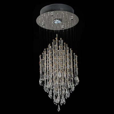 new design modern chandelier lighting crystal lamparas for living room bedroom chandelier crystal drop led light