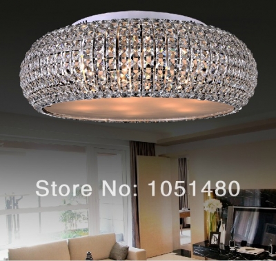 promotion s chrome plated modern bedroom ceiling lights , fashion crystal lighting [modern-crystal-ceiling-light-5215]