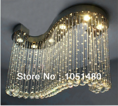 s s design modern chandelier crystal lamp l800*w300*h600mm , lustre home light