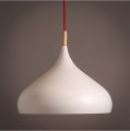 simple white paited iron shade pendant light for dinning room/bar/shop/cafe round diameter 42cm modern iron droplight led bulb