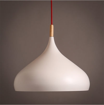 simple white paited iron shade pendant light for dinning room/bar/shop/cafe round diameter 42cm modern iron droplight led bulb [pendant-lights-3482]