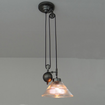 vintage retro loft iron rise and fall pendant light glass lampshade single head and double heads black iron up and down pendant