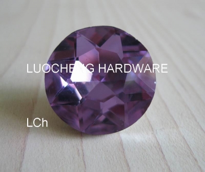 200PCS/LOT 25 MM PURPLE DIAMOND FLOWER CRYSTAL BUTTONS FOR SOFA INDUSTRY OR OTHER DECORATION FILEDS [Crystal Buttons 62|]
