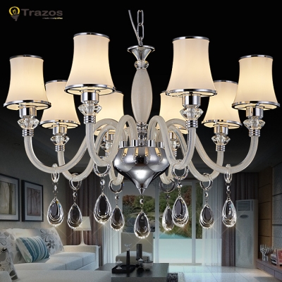 2016 pendants for chandeliers in living room birthday party lamp pendent lustre cristal moderno christmas ceiling chandelier [bedroom-2832]