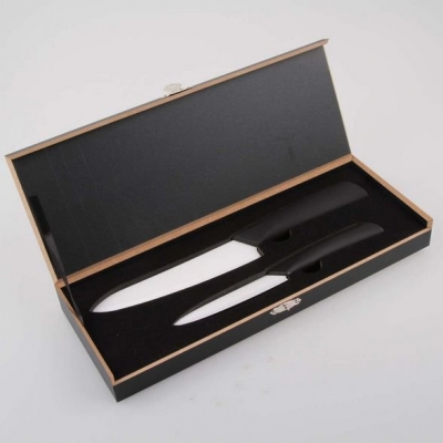 6"Kitchen Vegetable Knife 15CM-Blade+4"Chef Fruit Knife 10CM-Blade Ceramic Knives set with gift box , Free Shipping!