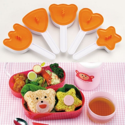 Arnest Large balls mould 5 set cute lunch box diy sushi device making tools