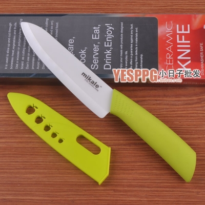 Ceramic knife 6 ceramic cook knife sheath belt ceramic cutting tool