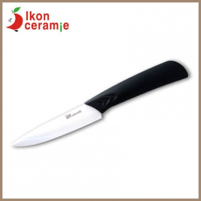 China Ceramic Knives,4 inch 100% Zirconia Ikon Ceramic Fruit Knife.(AJ-4001W-CB)