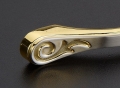 HANDLES-Kitchen System Cabinet Drawer Pull Handle And Closet Knob Mixed Color Golden on both sides ( C:C:160MM L:186MM)