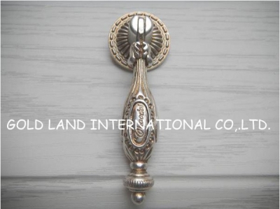 L69mmxH16mm Free shipping solider antique silver zinc alloy cabinet handle drop catch for furniture