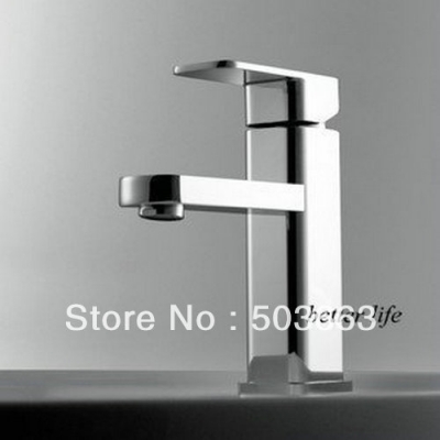 Nice Chrome Polished Finish Mixer Brass Tap Vessel Sink Faucet Basin Mixer Tap Vanity Faucet L-1500