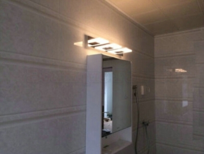 ac85v-265v 15w warm white led stainless steel anti-fog mirror light bathroom vanity toilet waterproof lamp ca351 [led-front-mirror-lights-4779]