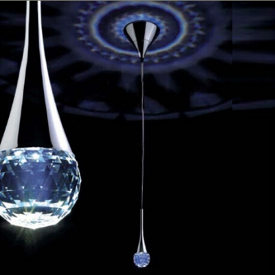 brief fashion small led crystal lamp top crystal pendant lights d60mm*h100cm 220v [pendant-lights-5995]