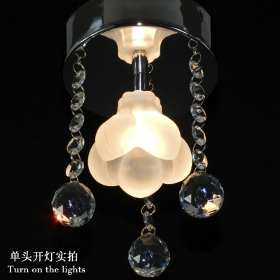 modern crystal ceiling lights d14cm*h20cm 110-220v