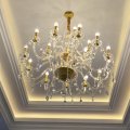 modern double spiral staircase crystal chandelier double layer chandelier living room chandelier light el crystal chandelier