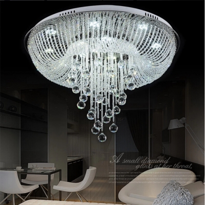 new 2014 led crystal chandeliers lights modern crystal lamps 220v d600mm h400mm [crystal-chandelier-5756]