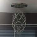 new luxury design round crystal chandeliers modern living room lights indoor lighting dia50*h100cm