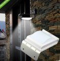 promotion,50pcs/lot solar outdoor ray sound sensor light,16led sound sensor wall light for garden/yard lighting