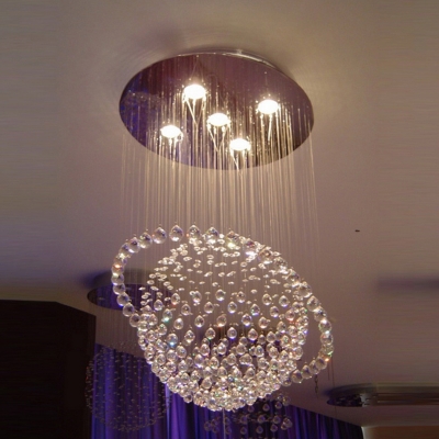 sphere style crystal chandelier glass globe chandeliers modern ceiling crystal chandelier rain drop lights led hanging lights [chandeliers-2030]