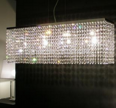 top s rectangle l700*w200*h850mm dinning room crystal pendant lights modern lamp [crystal-pendant-light-5264]