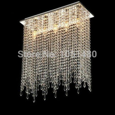 wholes new rectangular crystal chandelier living lights l800*w300*h1000mm