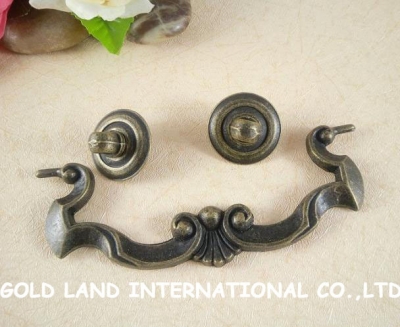 108mm Free shipping zinc alloy kitchen cabinet drawer furniture handle