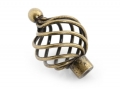 15 Pcs/Lot Big Size Round Antique Brass Birdcage Furniture Drawer Pull Handle Cabinet Knobs Iron Material ( D:40MM H:60MM )
