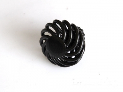 15Pcs/Lot Furniture Drawer Pull Handle Black Birdcage Iron Material ( D:35MM H:35MM )