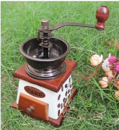 1PCS Ceramic manual coffee hand grinder home coffee bean grinder mill ?-E265 FREE SHIPPING