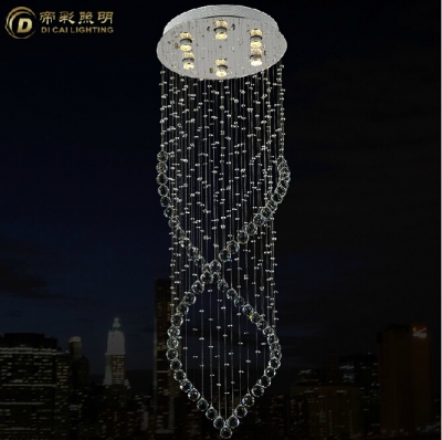 2014 modern crystal chandelier light fixture crystal pendant ceiling lamp luster prompt guanrantee [staircase-chandelier-2666]