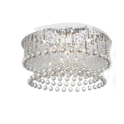 2015 new design clear crystal light fixture home decorative lustre de sala crystal ceiling light round crystal lamp mc0559 [crystal-ceiling-light-7268]