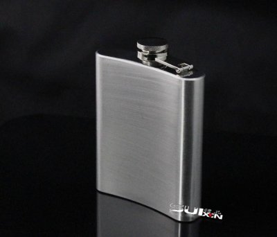 7OZ Stainless Steel Portable Vodka Mini Hip Flask Gift Box Packing Whisky Flagon