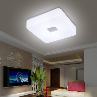 90-265v square led ceiling lights modern hallway flush mounted acylic aisle lights bedroom kitchen [ceiling-lights-3912]