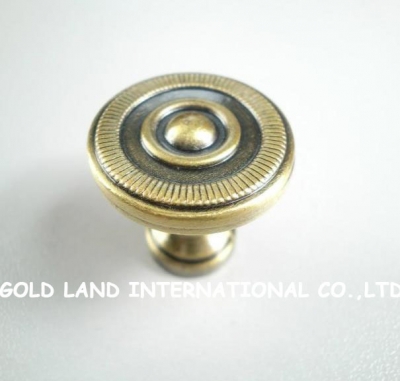 D23xH18mm Free shipping zinc alloy furniture handles wardrobe knob [KDL Zinc Alloy Antique Knobs &am]
