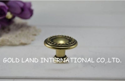 D29xH21mm Free shipping bronze-colored cupboard drawer door knob [KDL Zinc Alloy Antique Knobs &am]