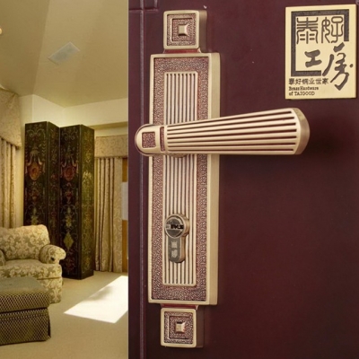 Modeled after an antique LOCK Red bronze Door lock handle door levers out door furniture door handle Free Shipping pb17