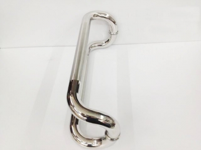 Modern Storefront Door Pull Handles Tubing Stainless Steel 23-3/5 inches For Entry/Glass Door