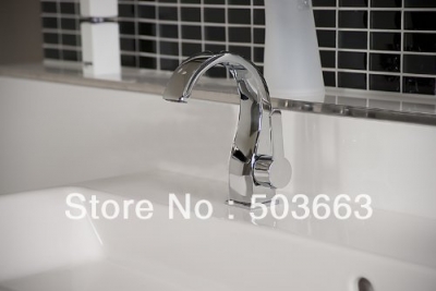 New Deck Mounted Bathroom Basin Brass Mixer Tap Vanity Faucet Chrome Finish Vanity Faucet L-1627 [Bathroom faucet 561|]