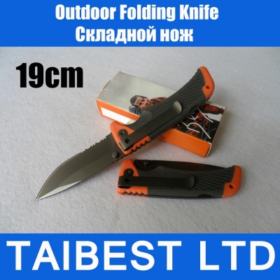 Outdoor Survival Folding Knife Camping Hunting Rescue Pocket Knife Size M 19CM