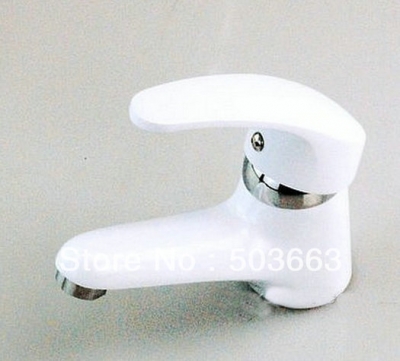 Spray Painting finish newly Bathroom Basin Sink Brass Mixer Tap Faucet L-517 [Bathroom faucet 337|]