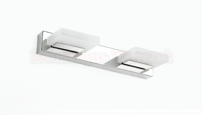 ac85v-265v 6w led cool white stainless steel anti-fog mirror light bathroom vanity toilet waterproof lamp ca345