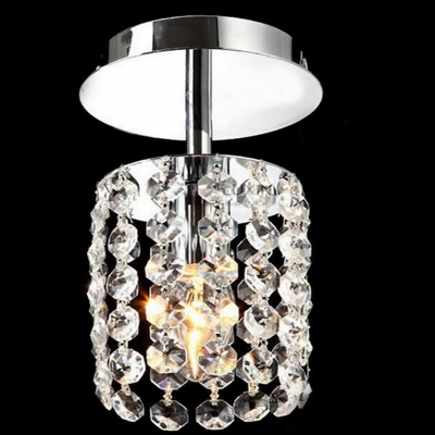 crystal led chandeliers hallway small crystal light lamp for ceiling corridor cristal lustres de light chandeliers [modern-crystal-chandelier-7020]