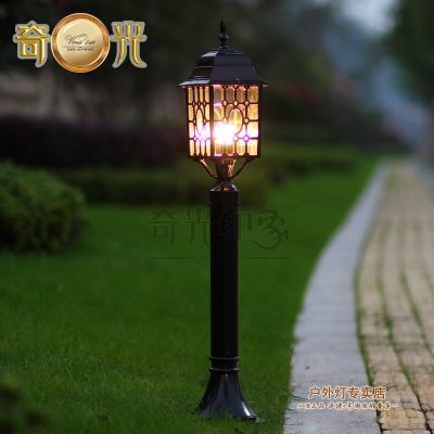 europe style classical led lawn lamp garden lights waterproof lamp vintage outdoor column light 110v/220v [garden-lawn-lamps-3205]