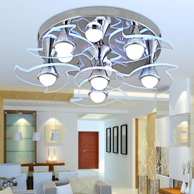 led acrylic ceiling lights modern brief living room 6 lights 220-240v